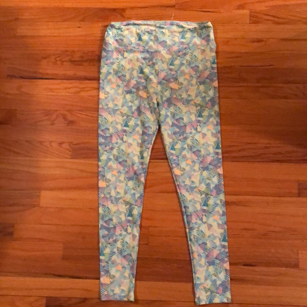 Lularoe TC Leggings - pastel Easter colors NWOT